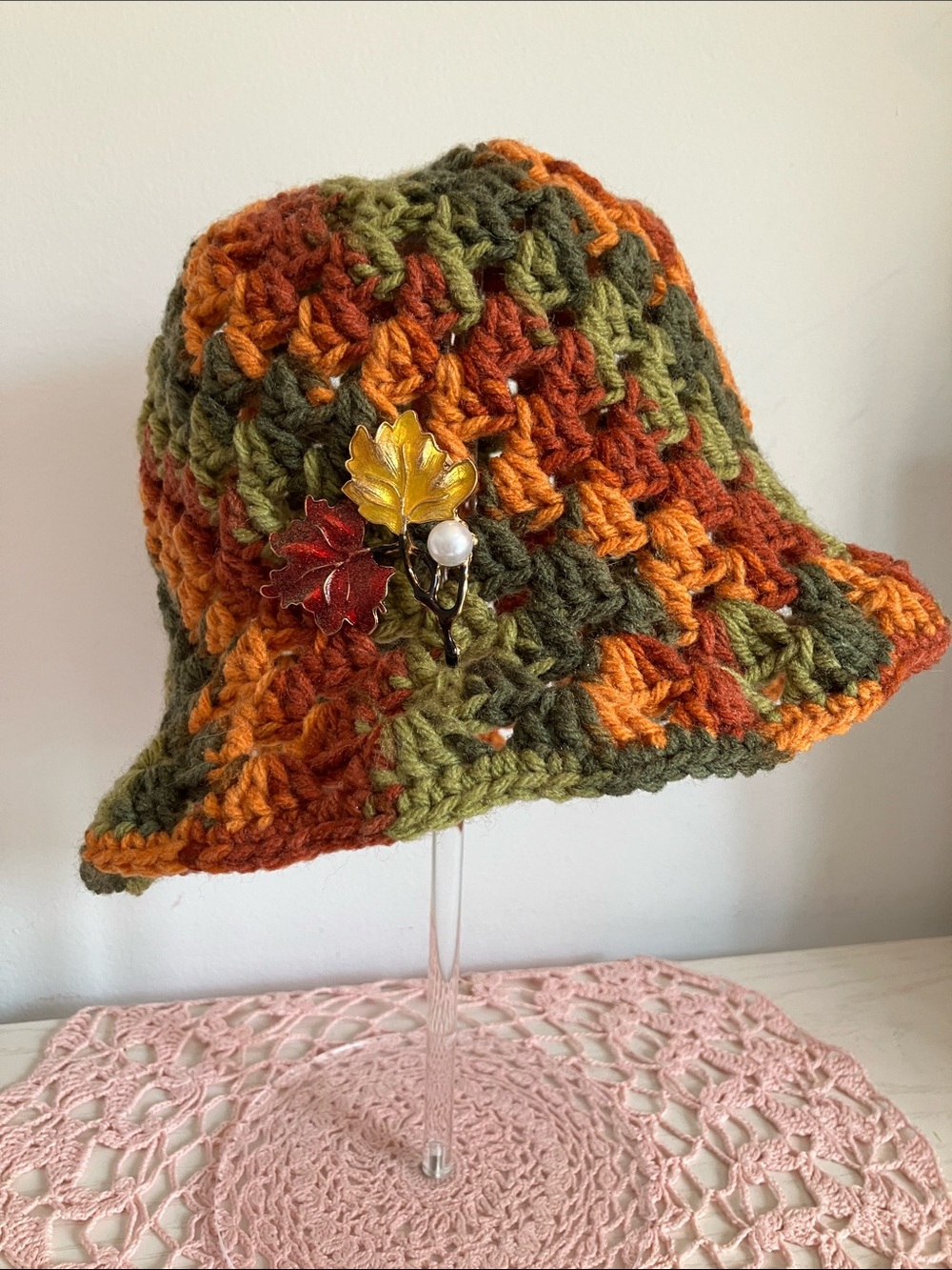 NWOTS! Handmade Crochet Bucket Hat